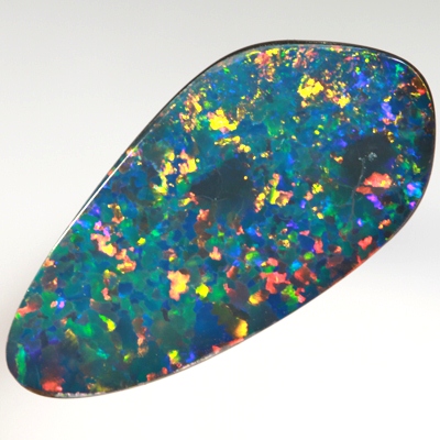 TOP QUALITY LIGHTNING RIDGE OPAL DOUBLET Large opal with nubular sparkles SEE VIDEO